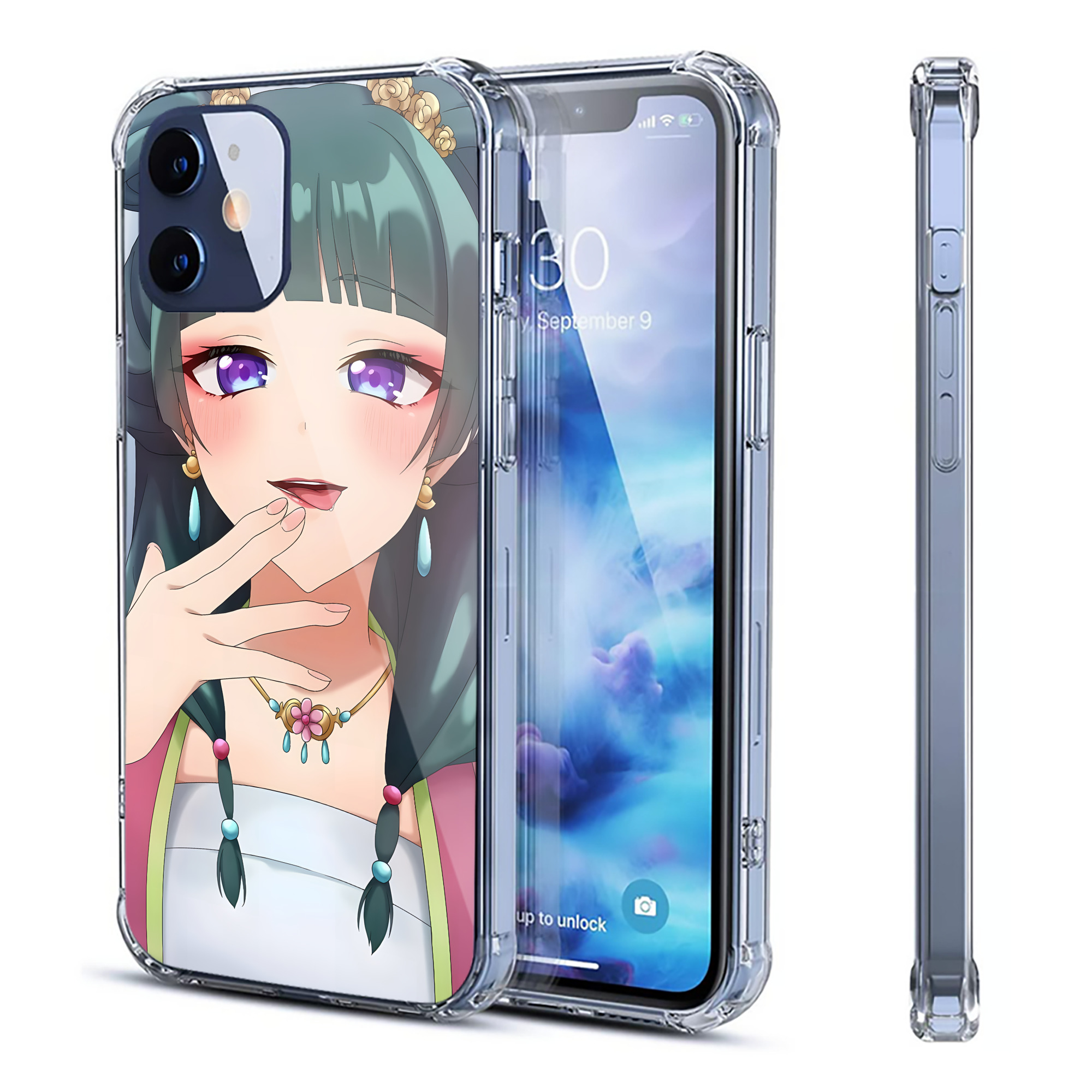 （画像用） 薬屋のひとりごと The Apothecary Diaries 【iPhone 12シリーズ対応】透明スマホケース（クリアソフトケース）